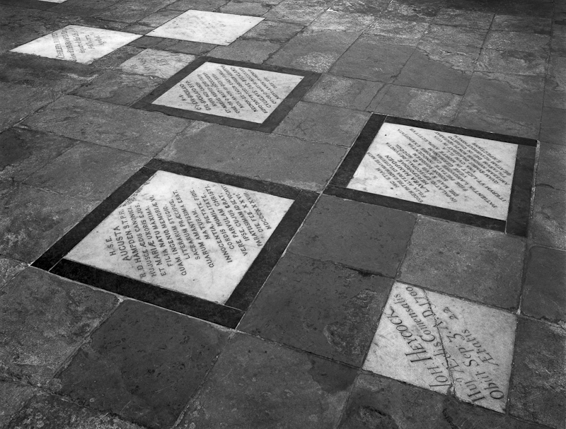 2563 - Memorial Stones - Christ Church Cathedral  - Cathedrals