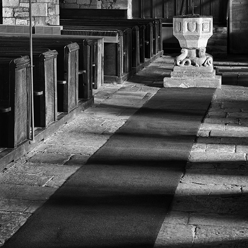 1872 - Font - Elmley Castle - Churches, Chapels, Abbeys, and Priories
