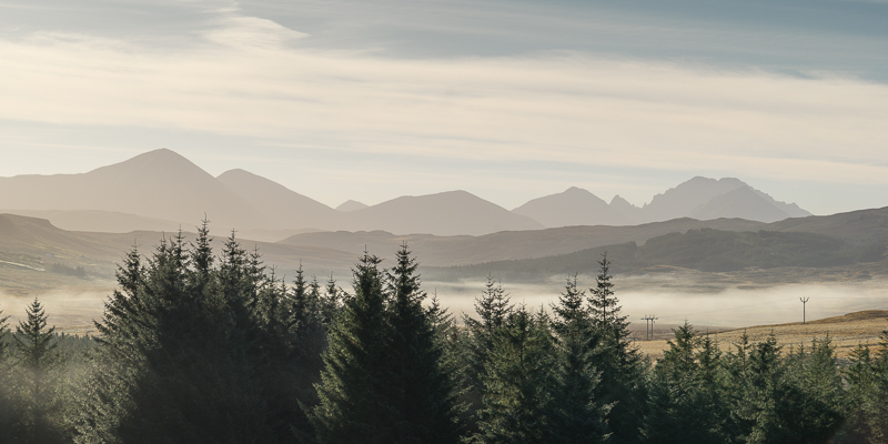Morning Mist - Cuillin Hills - Skye - Hebrides & Skye - 2015