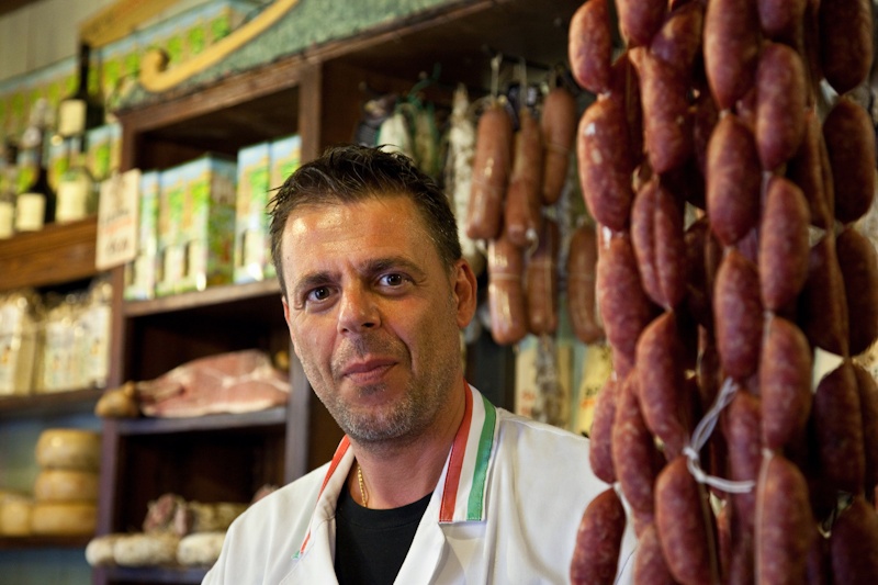 Norcia shopkeeper - Umbria