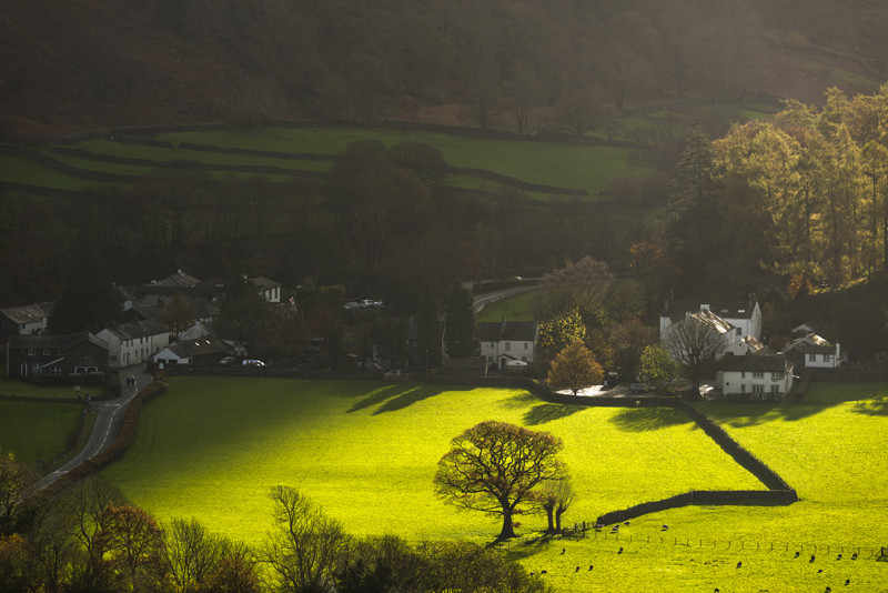 Rosthwaite light, English Lake District - Lake District & Cumbria
