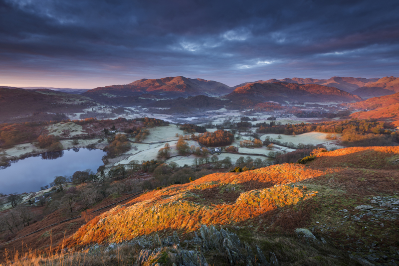 Great Langdale in Red