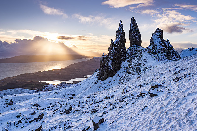 Old Man of Storr Winter sunrise