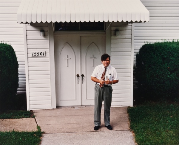 Preacher with Phone, Missouri, 1996 - Missouri Portraits