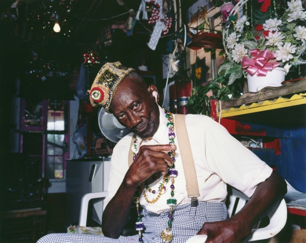 Reverend HD Dennis Sits in Judgment, Mississippi, 2003 - The True Gospel Preached Here
