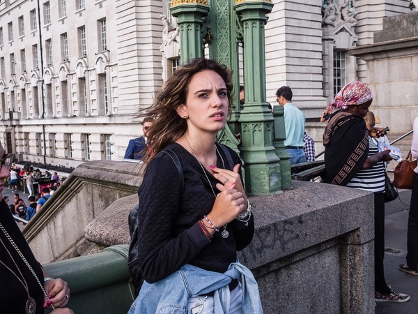 Young Woman on Bridge 2017 - Hear Victoria Here