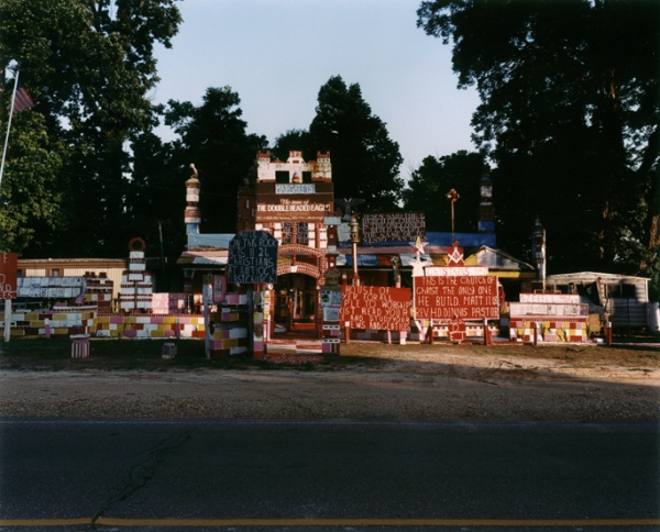 Entrance to Margarets Grocery, Mississippi, 2004 - The True Gospel Preached Here