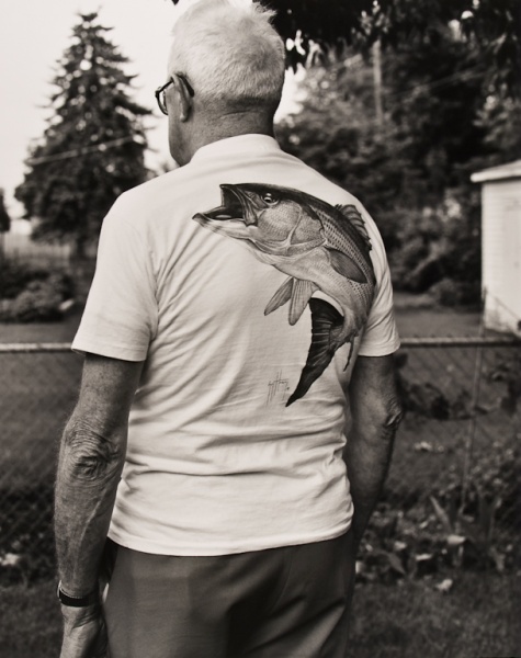 My Dad in Back Yard, Missouri, 1993 - Missouri Portraits