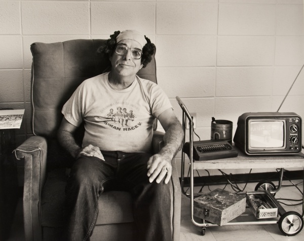 Robert E Smith with Purple Wig, Missouri, 1992 - Missouri Portraits