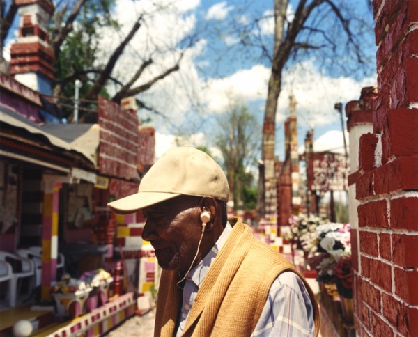 Reverend HD Dennis with Cap, Mississippi, 2008 - The True Gospel Preached Here