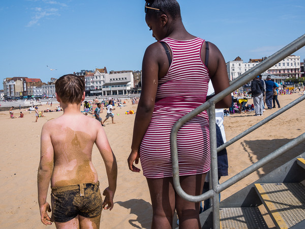 Couple at Beach Margate 2016 - Hear Victoria Here