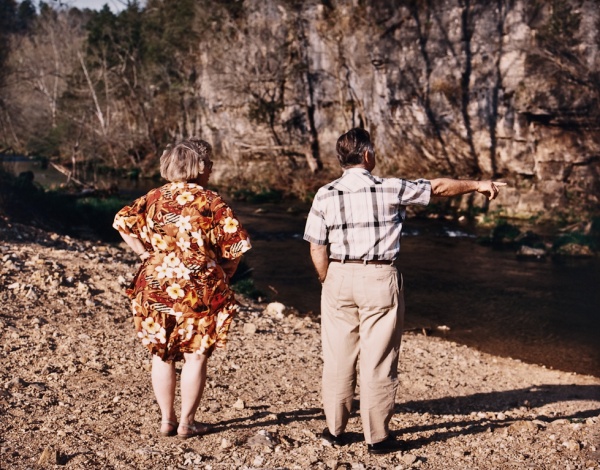 Bob and Jeanette at Trout Farm, Missouri, 1995 - Missouri Portraits