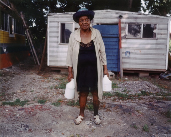 Margaret's Niece, with Water Jugs, Mississippi, 2005 - The True Gospel Preached Here