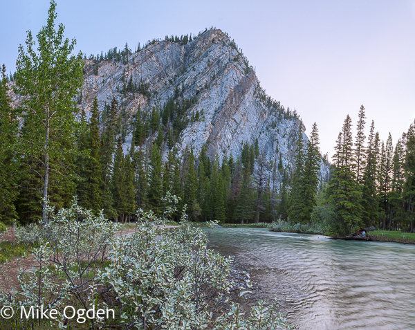 Mount Rundle and the Bow River, 1 - Banff