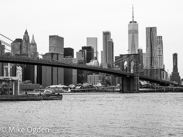 Brooklyn Bridge and Manhattan Skyline - New York