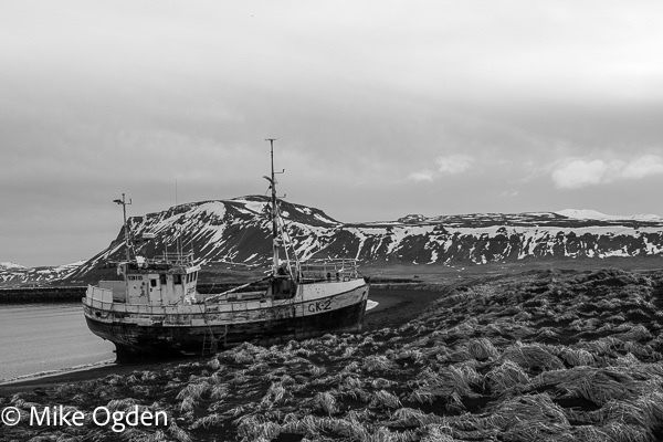 Beached trawler, Riff 2 - Iceland