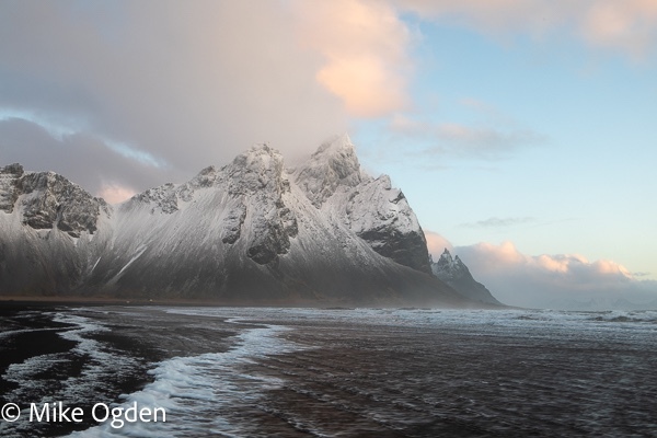 Vestrahorn and wave patterns - Iceland