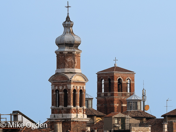 Turrets  over Saint Mark's Basilic - Venice