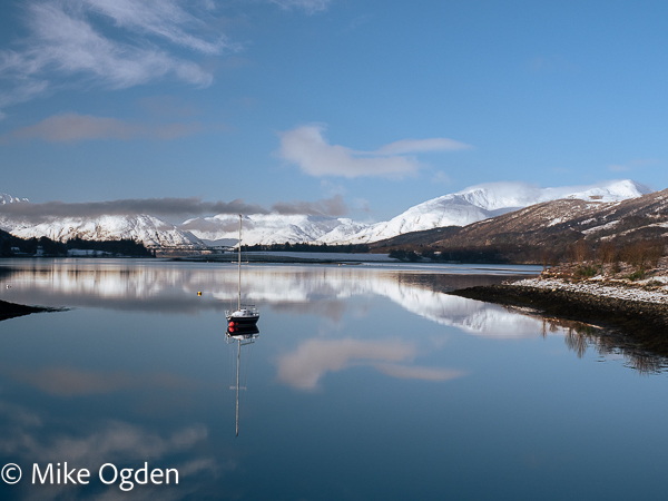 Loch Leven, Sun and Snow - Glencoe & Rannoch Moor