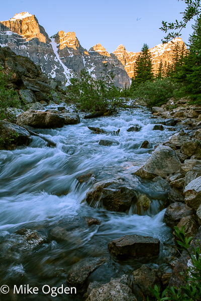 Moraine Lake Outflow - Lake Louise