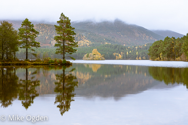 Loch an Eilein in Autumn, towards Creag Dhubh - Aviemore