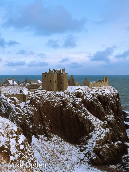 Dunnottar Castle in the Snow, 4 - Dunnottar Castle