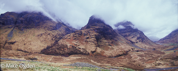 Three Sisters in the Cloud - Glencoe & Rannoch Moor
