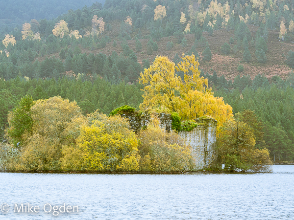 Loch an Eilien Castle from the North East, 3 - Aviemore