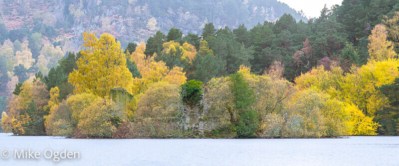 Loch an Eilien Castle from the North East, 2 - Aviemore