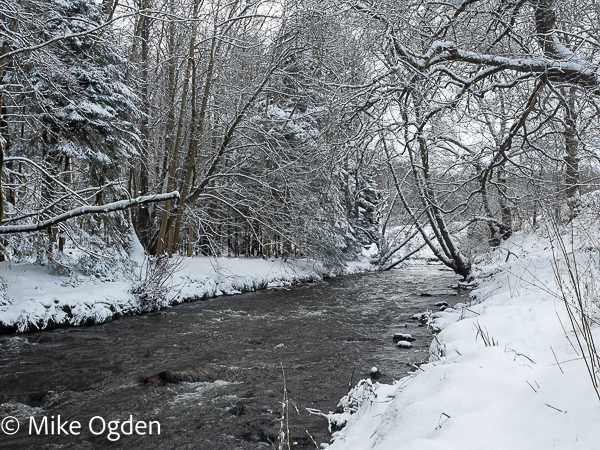 River Carron in the Snow 1 - Stonehaven and Area
