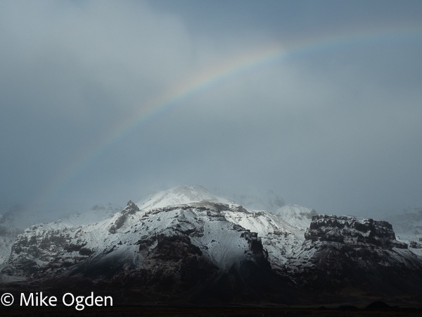  Vatnajokull and rainbow - Iceland