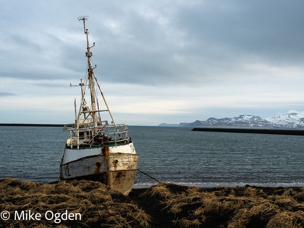 Beached trawler, Riff 1 - Iceland