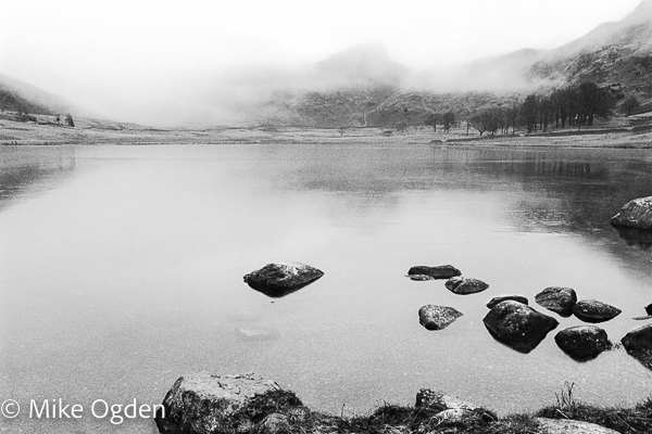 Blea Tarn towards Side Pike in the Mist - Lake District
