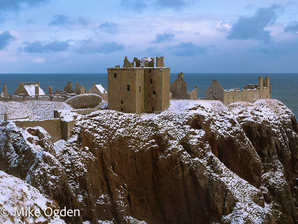 Dunnottar Castle in the Snow, 3 - Dunnottar Castle