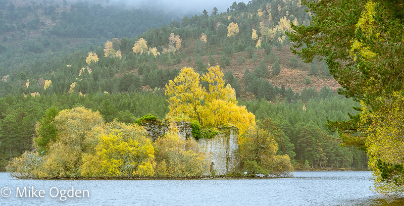 Loch an Eilien Castle from the North East, 4 - Aviemore