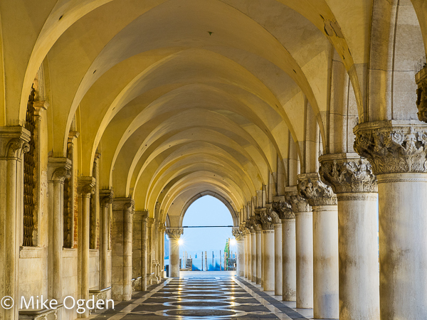 Cloister Walkway of Doge's Palace - Venice