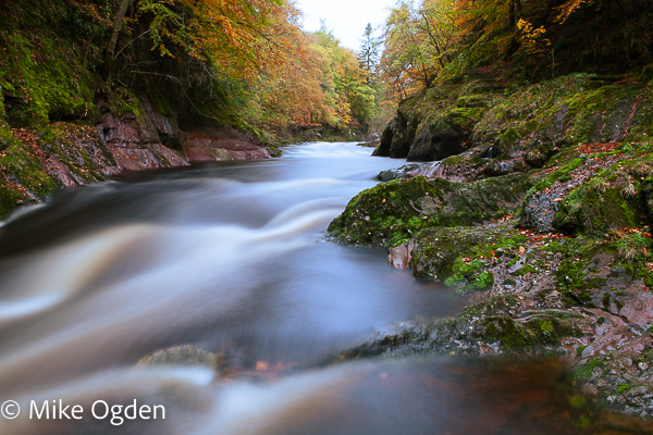 River North Esk at Grannochy, Autumn Colour 7 - Glen Esk