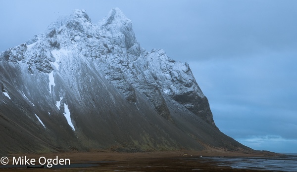 Vestrahorn and long ship - Iceland