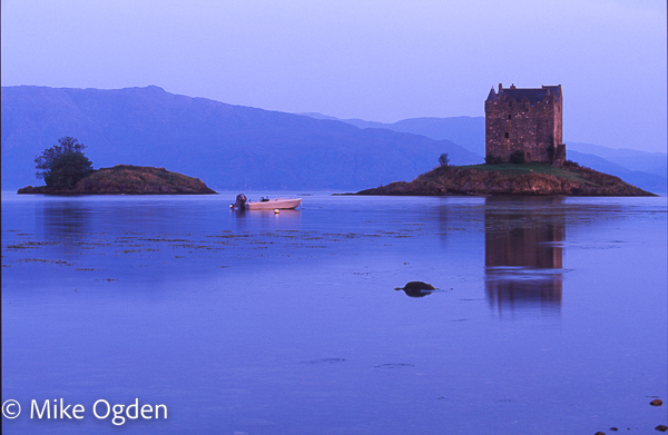 Castle Stalker at Dawn, 2 - Oban Area