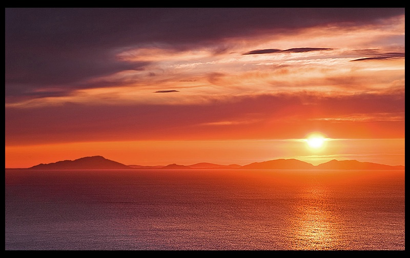Sunset Over North Uist - The Islands of Scotland