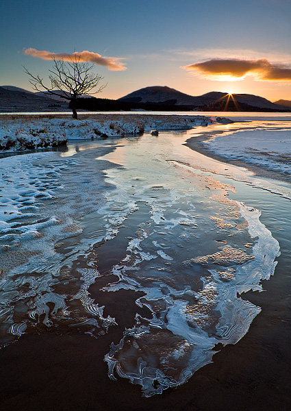 Last Light - Loch Tulla - Inland Scotland