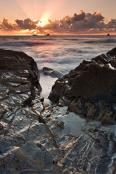 Constantine Bay - Sunset - Inland and Coastal England