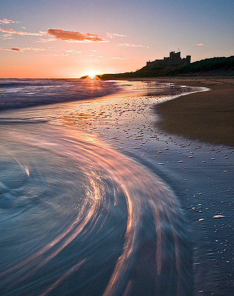 Retreating Waters - Bamburgh - Inland and Coastal England