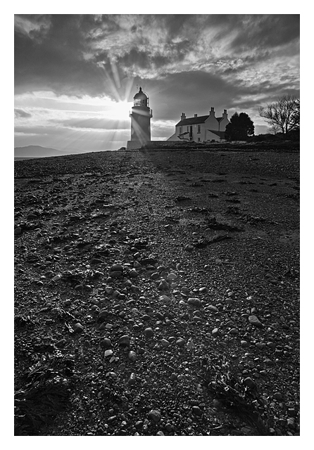 Corran Lighthouse - Monochrome Images