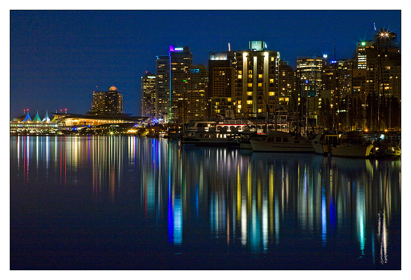 Vancouver by night - North America