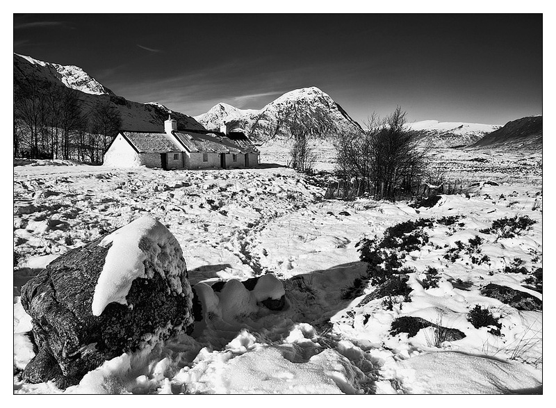 Black Rock Cottage - Monochrome Images