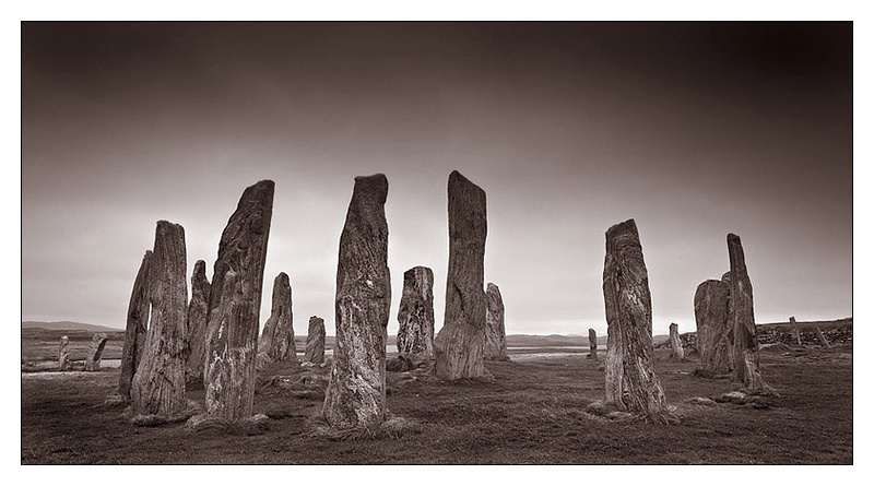 Calanais Stones - Isle of Lewis - Monochrome Images