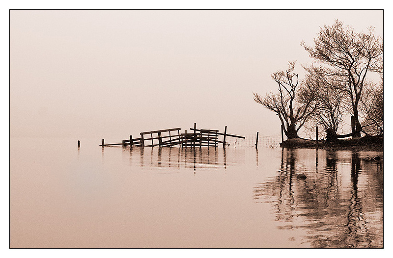 Misty Morning-Loch Awe - Monochrome Images