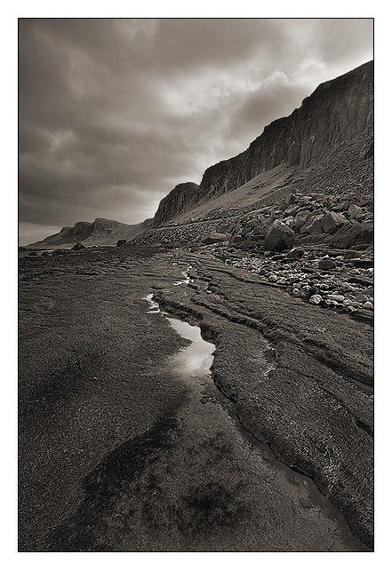 Staffin Bay - Monochrome Images
