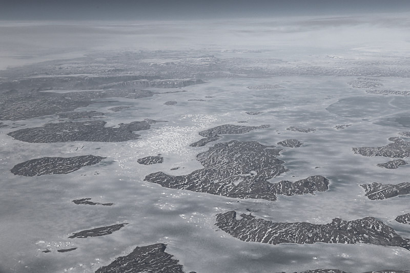 Ice and landscape, Greenland - Out the Window